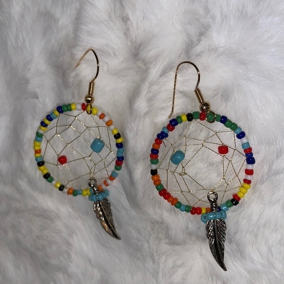 Dream Catcher Earrings, © 1994 Boci - Picture 3 of 6